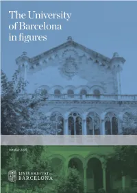 The University of Barcelona in Figures