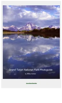 Grand Teton National Park Photoguide