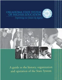 Oklahoma State System of Higher Education Overview