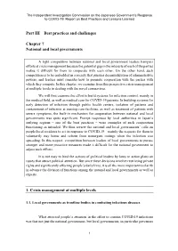Part III Best Practices and Challenges Chapter 7 National and Local