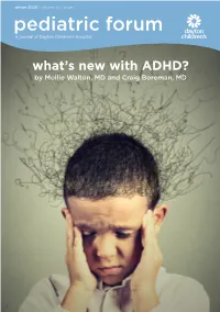 What's New with ADHD?
