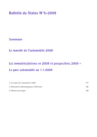 Bulletin Du Statec N°5-2009