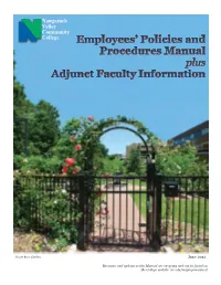 Employee Policies and Procedures Manual (NVCC)