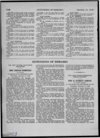 Extensions of Remarks Hon. Donald Rumsfeld Hon. B