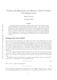 Unifying the Hyperbolic and Spherical 2-Body Problem with Biquaternions