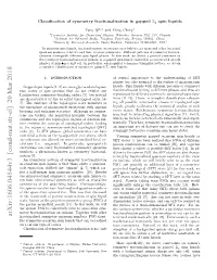 Classification of Symmetry Fractionalization in Gapped