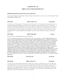 Fall 2013 UG Course Descriptions.Docx