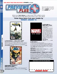 PREVIEWS Plus!
