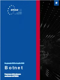 Botnet È Una Rete Di Dispositivi Collegati Infettati Da Malware Bot