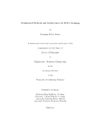 Cloud-Based Methods and Architectures for Robot Grasping By