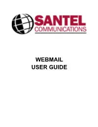 Webmail User Guide