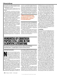 Hundreds of Gibberish Papers Still Lurk in the Scientific