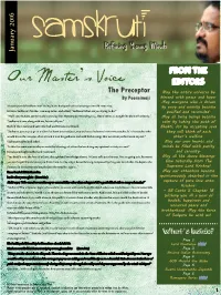 Samskruti Jan 2016 Newsletter E Version