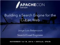 Building a Search Engine for the Cuban Web