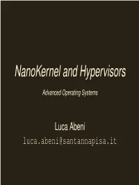 Domains, Hypervisors