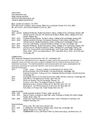 Joshua Hart CV