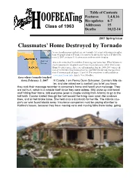 2007 Spring Issue Classmates’ Home Destroyed by Tornado