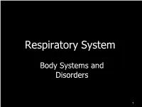 Chapter 7 Body Systems