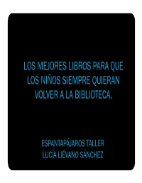 Exp Los Mejores Libros Taller Espantapajaros Pp