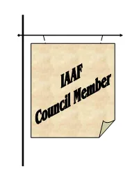 IAAF Nominees and Their Position Statements