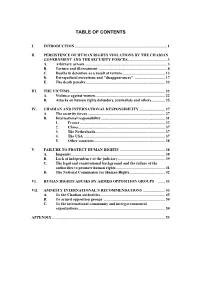 Table of Contents