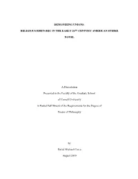 Demonizing Unions: Religious Rhetoric in the Early 20Th