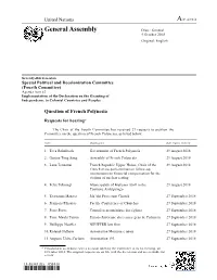 General Assembly Distr.: General 4 October 2018