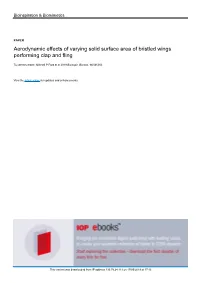 Aerodynamic Effects of Varying Solid Surface Area of Bristled Wings Performing Clap and Fling