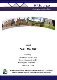 Hpsource Hardingstone’S Newsletter