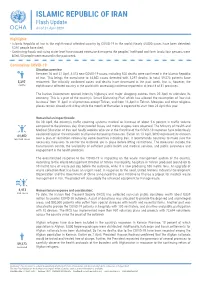 IRAN Flash Update As of 21 April 2020