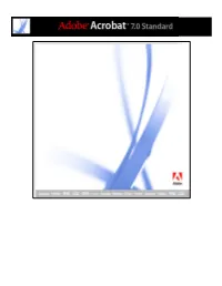 PDF Adobe Acrobat Standard Help