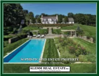 SOPHISTICATED ESTATE PROPERTY Washington, Connecticut
