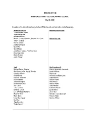 Approval of the May 20, 2020 Minutes