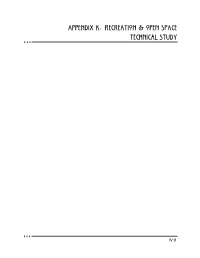 Recreation & Open Space Technical Study