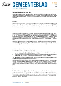 Bestemmingsplan 'Kernen Hulst'
