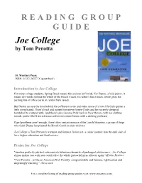 Joe College by Tom Perotta