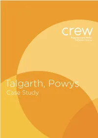 Talgarth, Powys Case Study Working Towards Reinstating Talgarth As a Jewel of the Black Mountains the Importance of Local Community Leadership