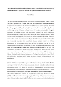The Celestial City Brought Down to Earth: Dmitry Tcherniakov's Interpretation Of