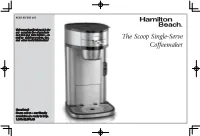 The Scoop Single-Serve Coffeemaker