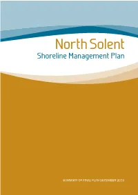 Shoreline Management Plan Comments Received, the SMP Team’S Responses to These Comments and How the Comments Have Influenced the Final Plan and Policies