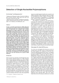 Detection of Single Nucleotide Polymorphisms 43