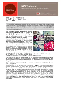 DREF Final Report Hungary: Floods Preparedness