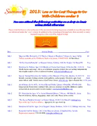 2008 Things to Do