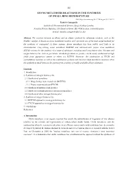 Enyne Metathesis Reactions in the Synthesis of Small Ring