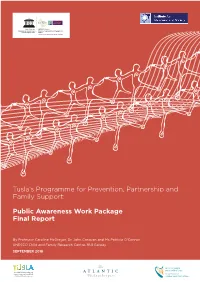Public Awareness Work Package Final Report