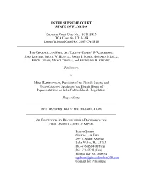 SC11-2453 Jurisdictional Initial Brief