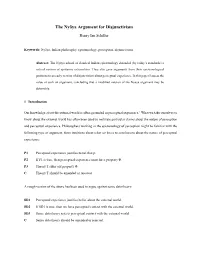 The Nyāya Argument for Disjunctivism