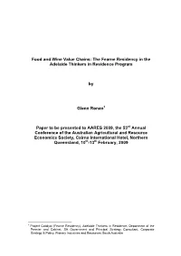 Abstract, AARES 2009, Cairns, February 2009