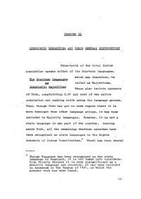 Chapter Ii Linguistic Minorities and Their General