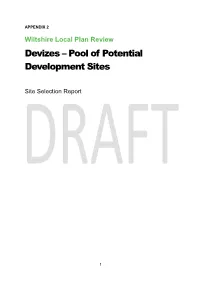 Devizes – Pool of Potential Development Sites